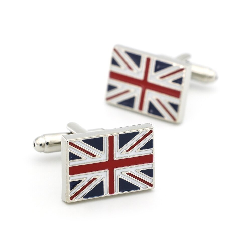 Union Jack United Kingdom Flag Cufflinks - Picture 4 of 16